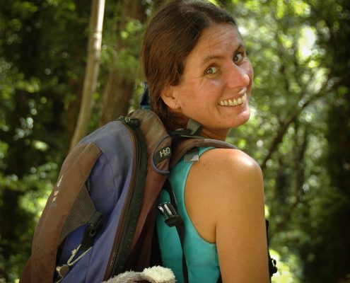 Britta Ullrich, unsere Wanderführerin in der Toskana