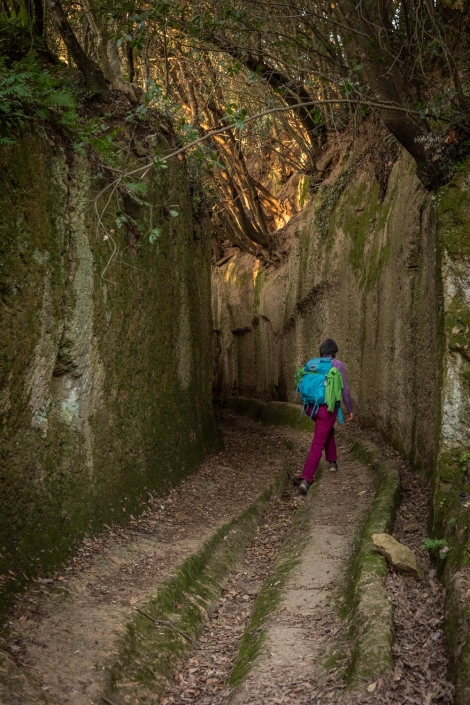 etruskische Grabenwege bei Pitigliano