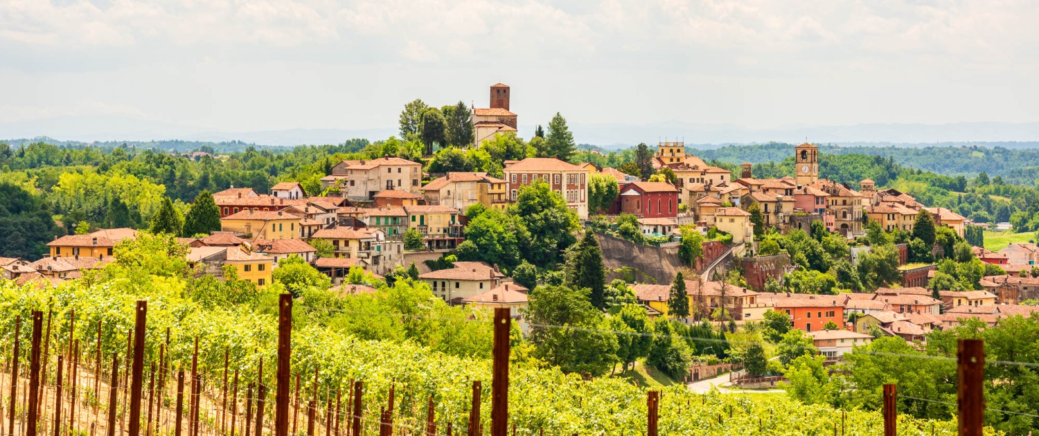 Schöne Orte im Monferrato auf den Wanderungen zwischen den Weinbergen