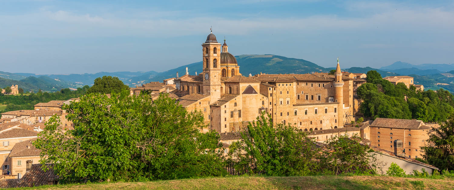 Welterbestadt Urbino, auf der Wanderreise Ziel einer schönen Wandertour