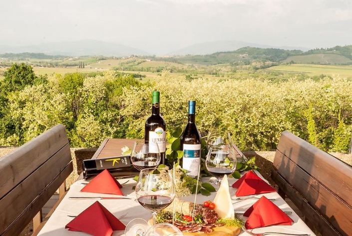 Ausblick in die Collio Landschaft bei Manzano
